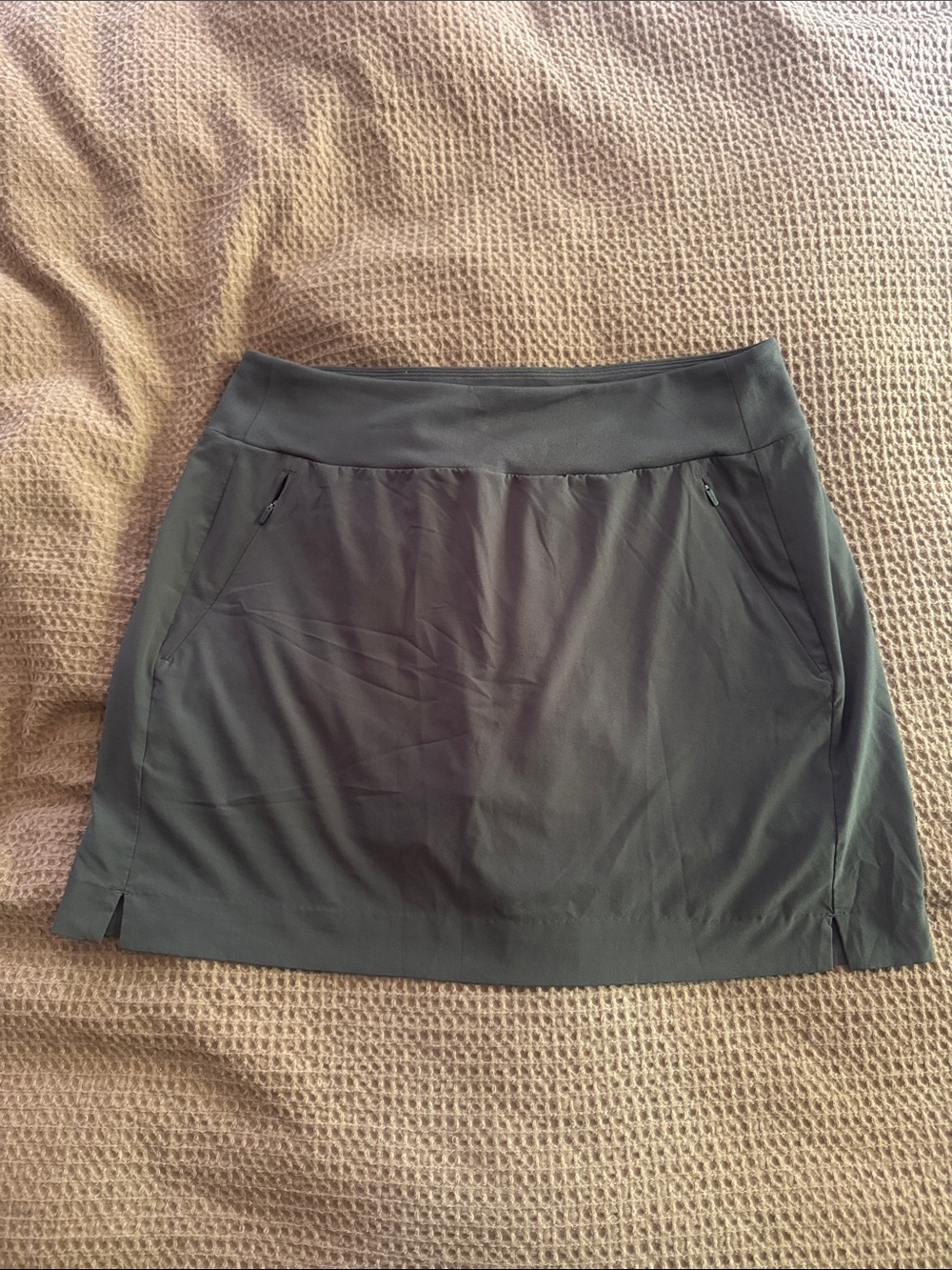 Athleta Olive Green Skort with Wide Waistband
